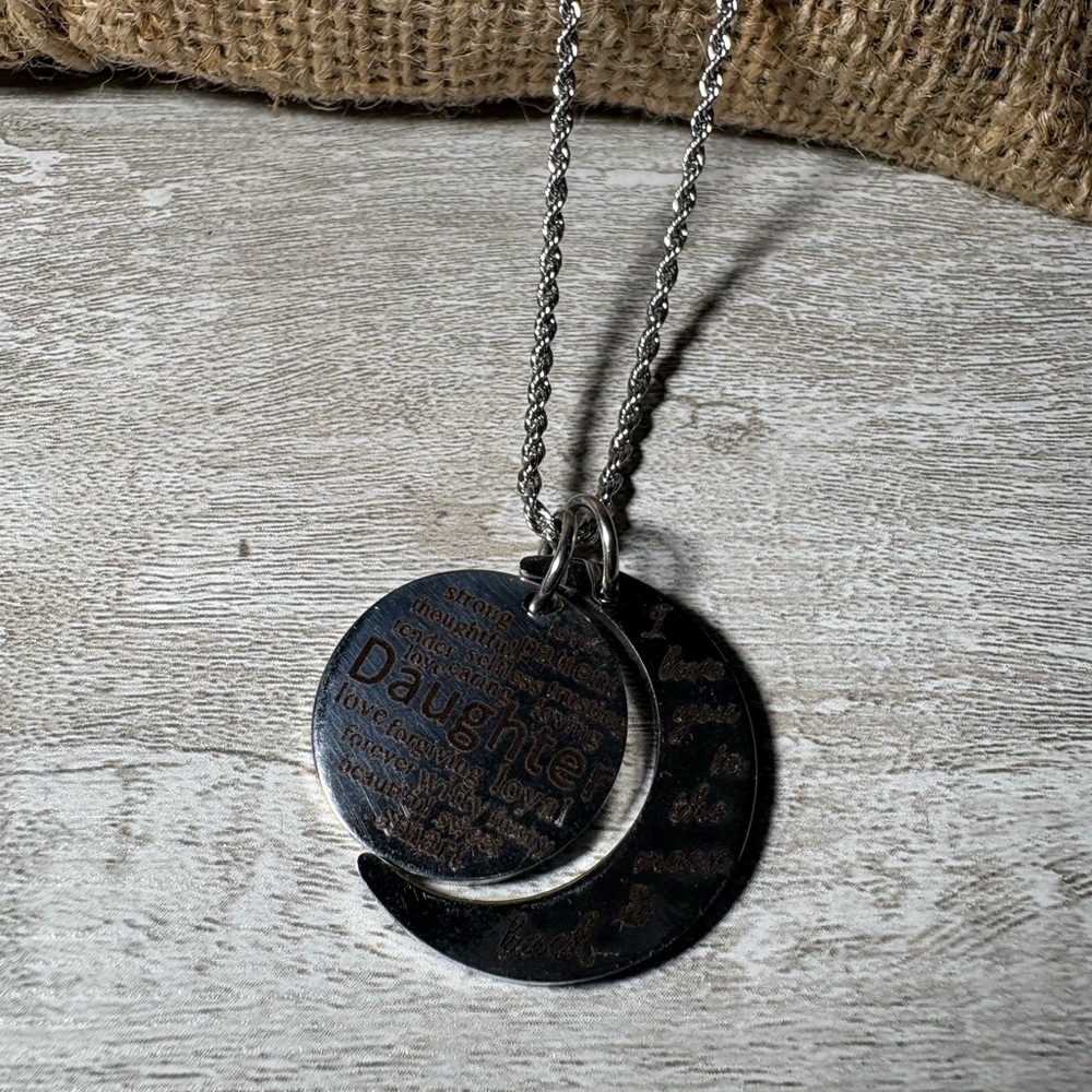 Silver Daughter Pendant Necklace